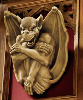 Mason, the Gargoyle of Judgment Wall Sculpture