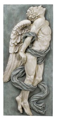 Rapturous Ascent: Man Sculptural Wall Frieze