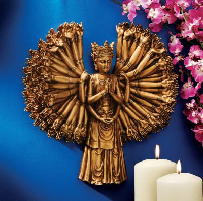 Kuan-Yin: The Bodhisattva of Compassion Wall Sculpture