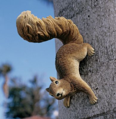 Simone, the Squirrel Hanging Sculpture