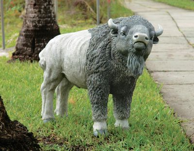 The Great White Buffalo Sculpture