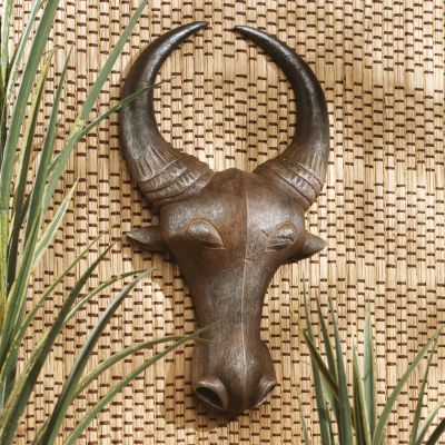 African Water Buffalo Wall Sculpture