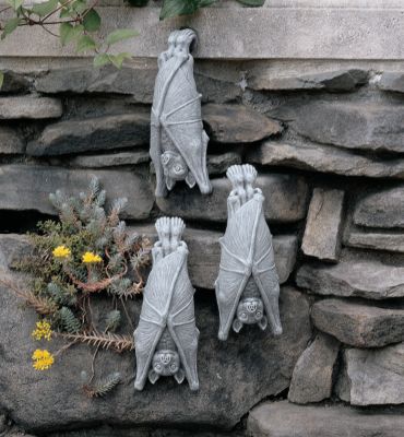 The Hanging Bats of Fussen Sculptures - Set of Six
