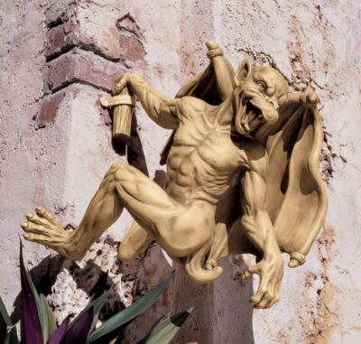 Gaston, the Gothic Climber Sculpture - Medium