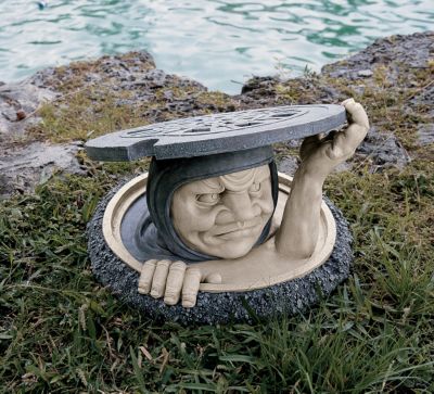 The Dweller Below Garden Sculpture - Small