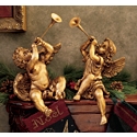 Trumpeting Angels of St Peters Square Statue