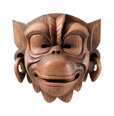 Balinese Monkey Wall Mask<br>(Set of Two)