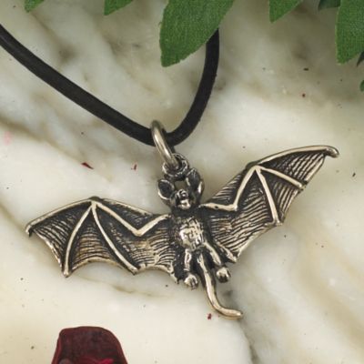 Pewter Bat Pendant