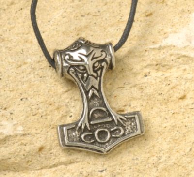 Thor's Hammer Pewter Pendant