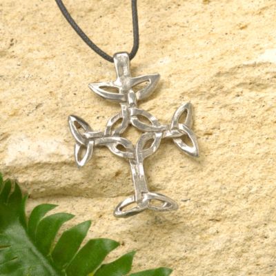 Celtic Cross Pendant - Pewter Celtic Cross Pendant