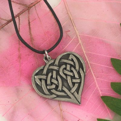 Pewter Celtic Heart Pendant