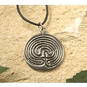Pewter Labrynth Pendant