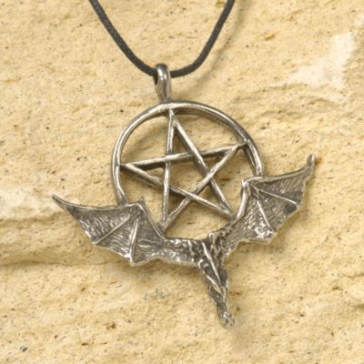 Pentacle of the Dragon Pewter Pendant
