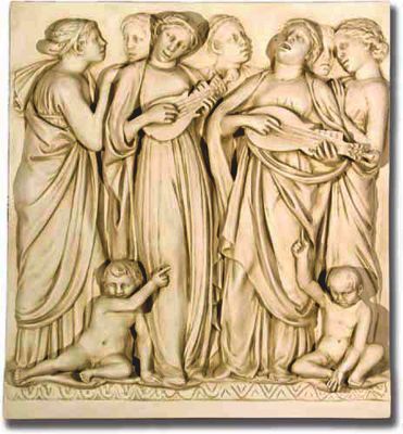 Song of Lutes Cantoria Religious Sculptural Wall Frieze