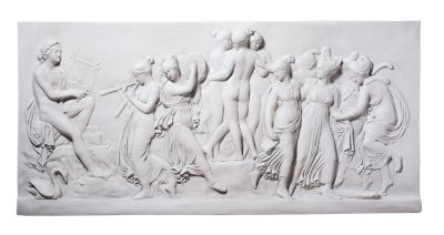 Apollo and Muses Wall Frieze - Large