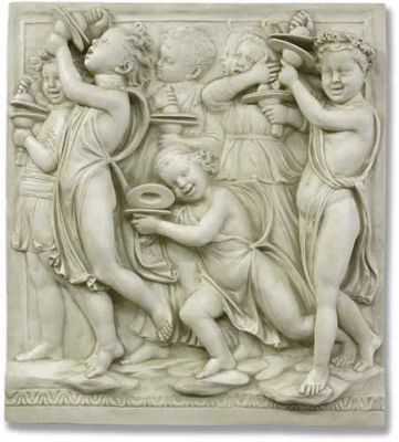 Cymbals Cantoria Religious Sculptural Wall Frieze