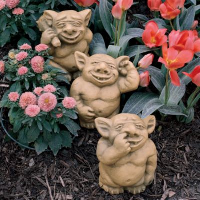 The Picc-a-Dilly Gargoyle Sculptures - Large<br>(Set Includes: Large Bum, Ear & Nose)