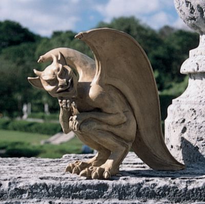 Legend of the Cambridge Hopping Gargoyle Sculpture - Large