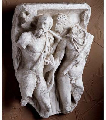 Roman Warrior Frieze Fragment