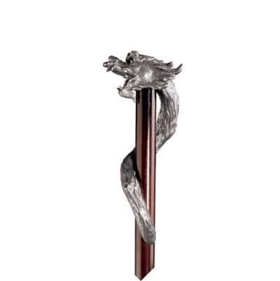 Staff of St George Pewter Walking Stick