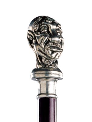 Entwined Exotic Pewter Walking Stick