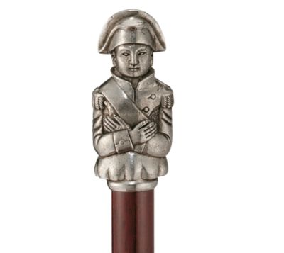 Napoleon Pewter Walking Stick