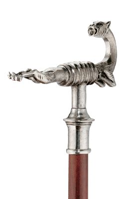Gargoyle Water Spout Pewter Walking Stick