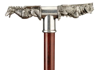 Gargoyle Rainspout Pewter Walking Stick