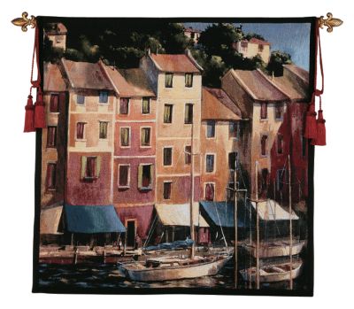 Portofino Waterfront Tapestry