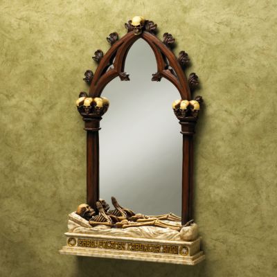 Fleeting Years Sculptural Gothic Mirror
