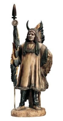 Warrior with Spear Sculpture