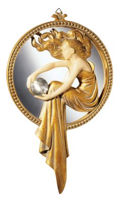 Lady of the Lake Art Deco Wall Mirror