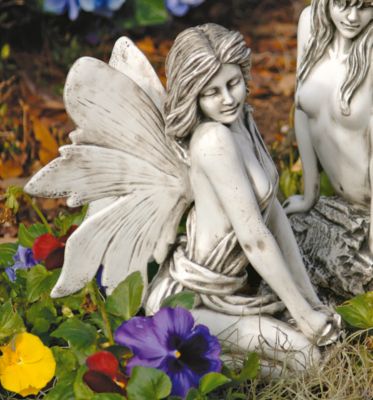 The Enchanted Garden Fairies Sculpture - Colleen