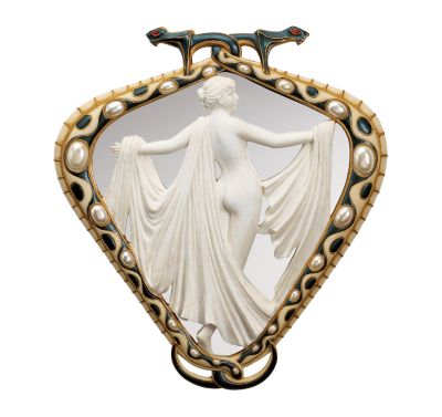 The Goddess Harmonia Art Deco Wall Sculpture