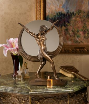 The Dancer Mirrored Art Deco Sculpture
