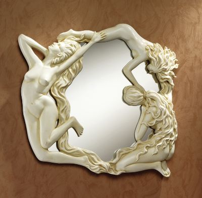 Dance of the Nymphs Sculptural Wall Mirror