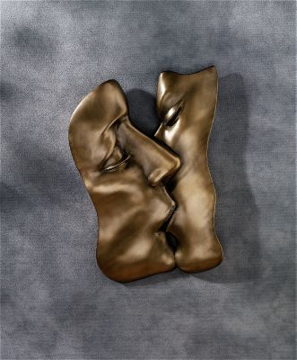 Sealed with a Kiss Wall Sculpture