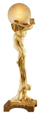 Dramatic Bonding Illuminated Sculpture