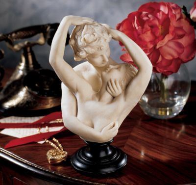Cupid and Psyche Marble Sculpture