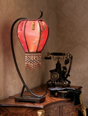  Parisian Salon Embroidered Table Lamp
