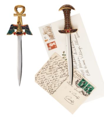 Egyptian Daggers of the Dynasty Letter Openers<br>(Set Includes: Nekhebet & Osiris)