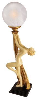 The Nastasha Art Deco Sculptural Lamp - Set to Two