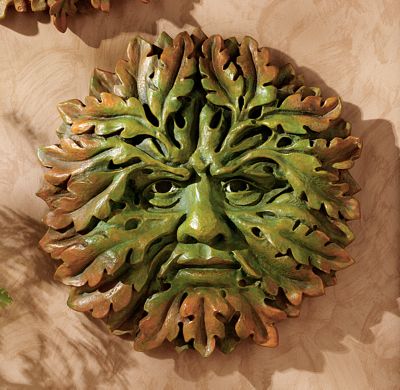 The Somerset Greenmen Sculpture