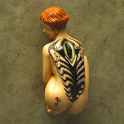Mystic Tribal Tatoo Wall Sculpture