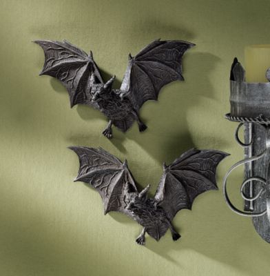 The Vampire Bats of Castle Barbarosa Wall Sculptures - Set of 6