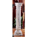Large White Solid Marble Column