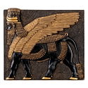 Assyrian Winged Bull Wall Sculpture