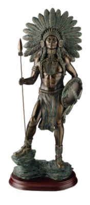 Proud Chieftain Warrior Sculpture