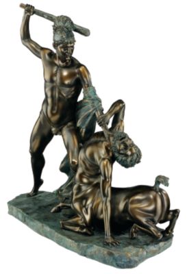 Theseus Slaying the Centaur Sculpture