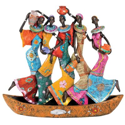 The Maiden Water Carriers of Ghana Sculpture